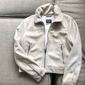 Abercrombie faux suede jacket